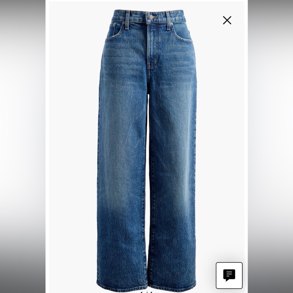 Madewell The Perfect Vintage Wide Leg Crop Jean